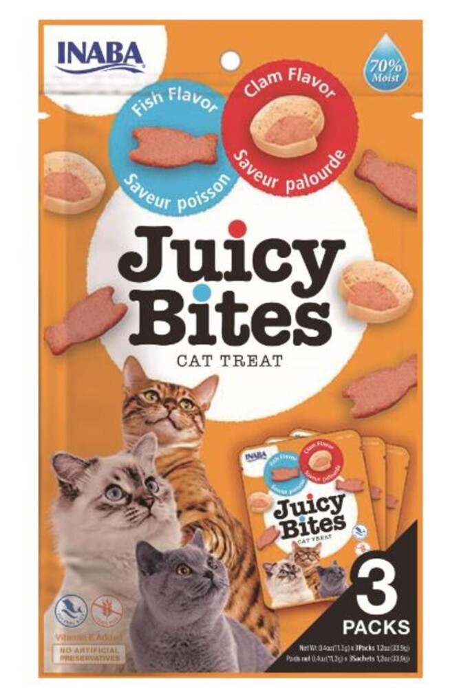 Ciao Juicy Bites Balıklı Ve İsteridyeli Kedi Ödül Maması 3 X 11.3 GR | SRC: Barcode: 857276007499